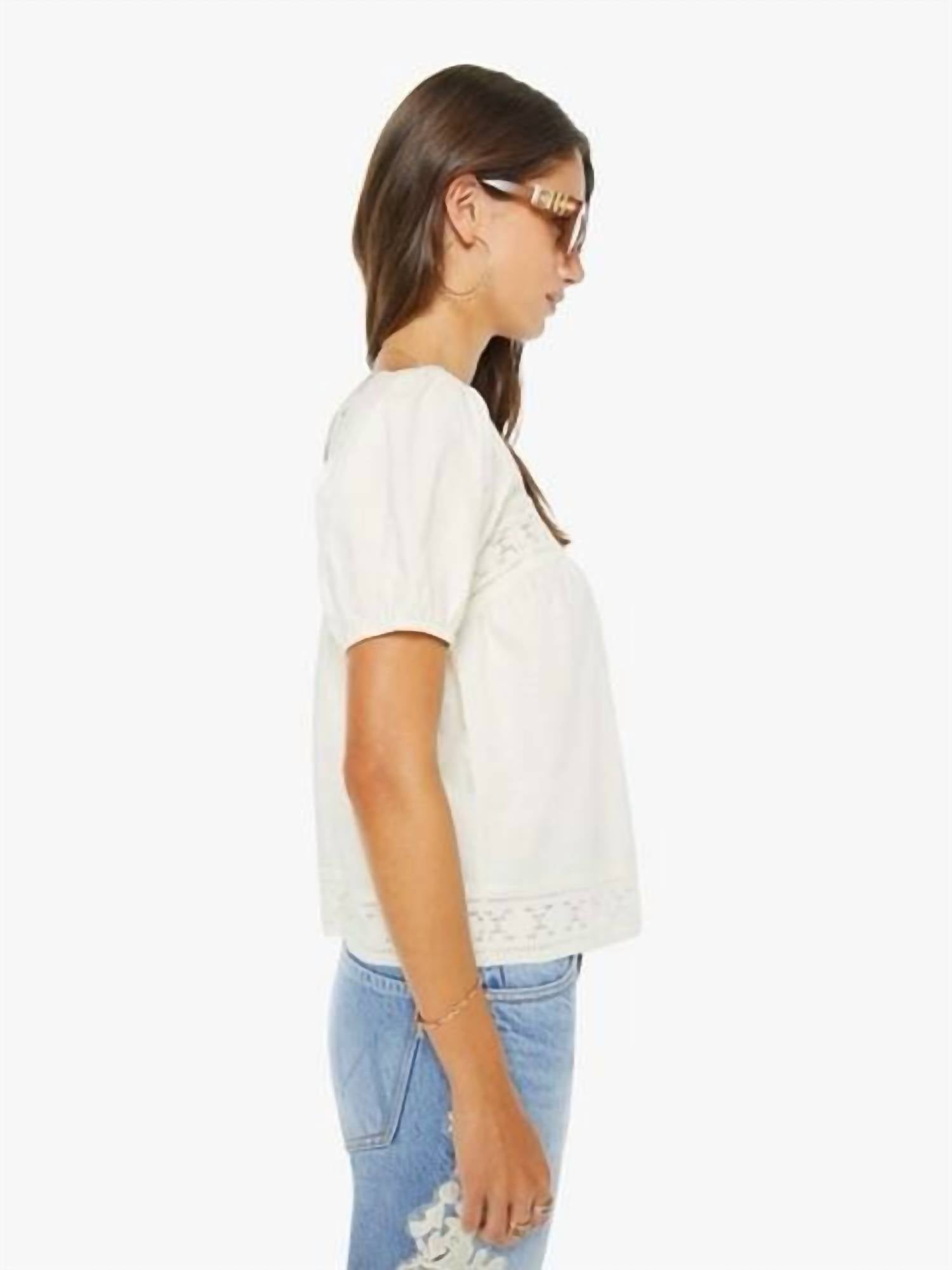 Mother - Women's Memory Lane Puff Sleeve Blouse