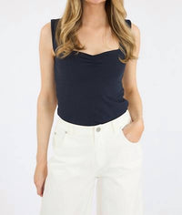 French Connection - Maisie Ruched Front Tank