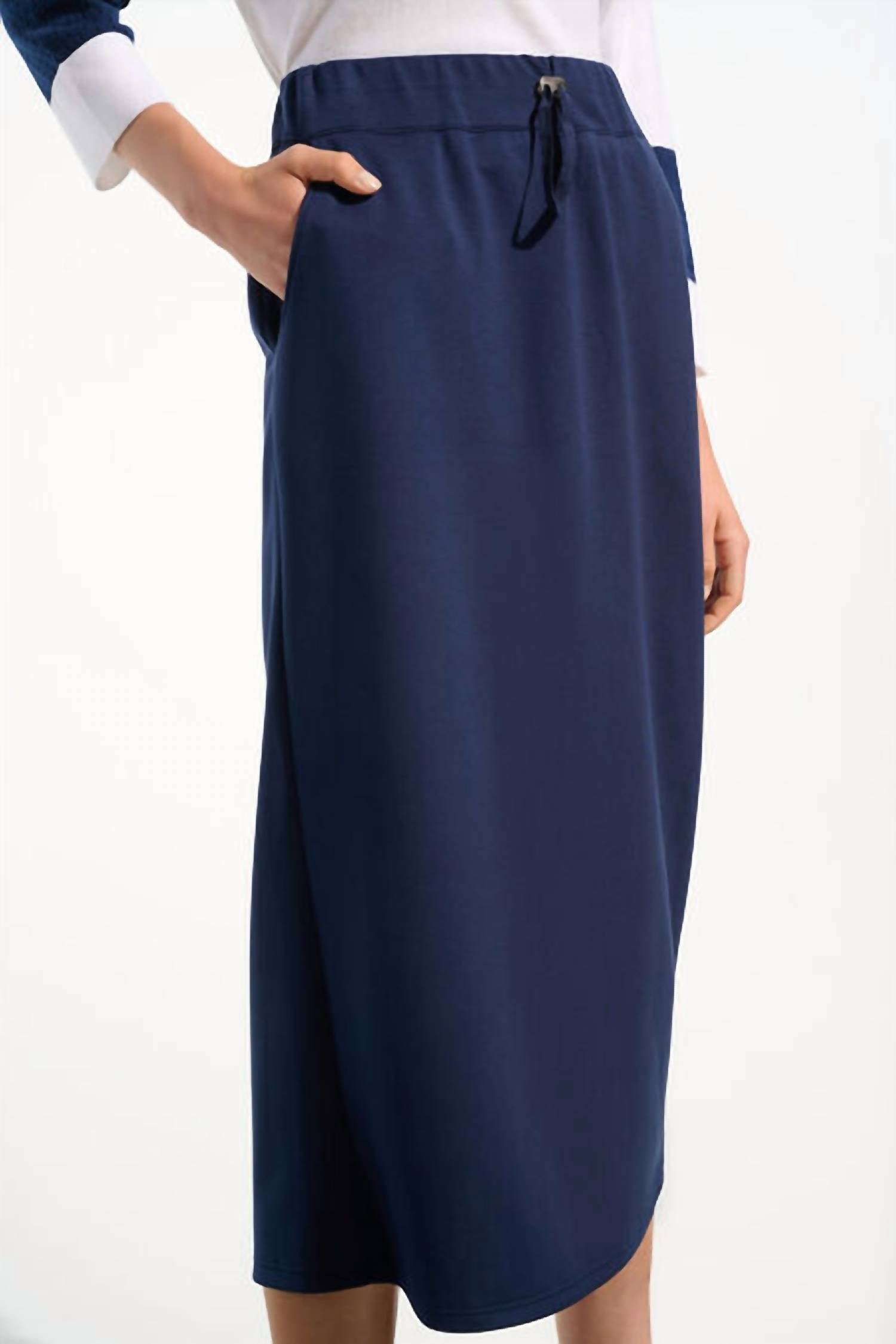 Joseph Ribkoff - Casual A-line Midi Skirt