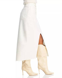Mother - Midaxi Denim Skirt