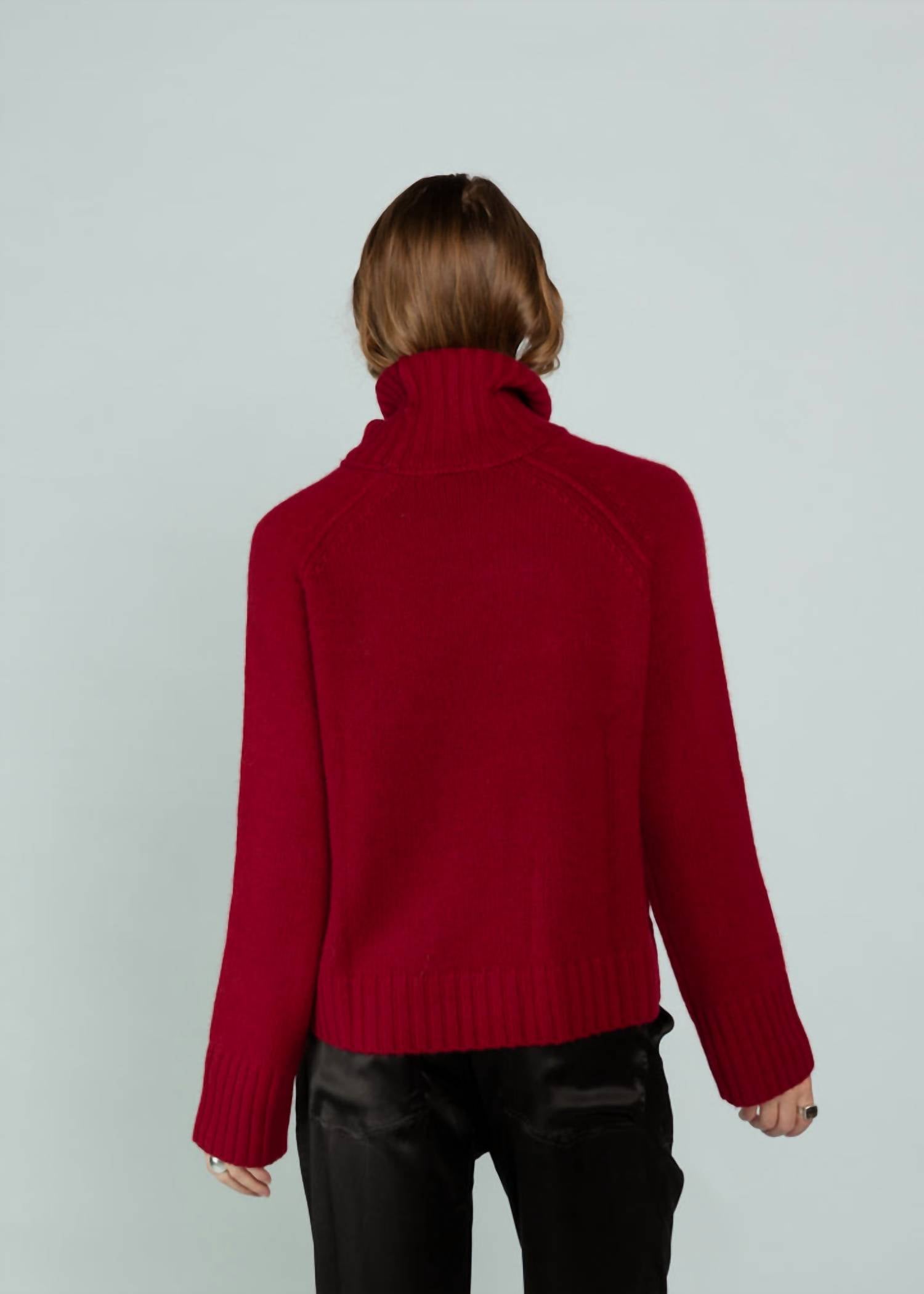Brazeau Tricot - Cashmere Chunky Turtleneck Sweater