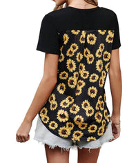 Shiying - Sunflower Pocket Tee
