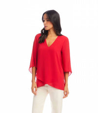 Karen Kane - Bracelet Sleeve Asymmetric Top