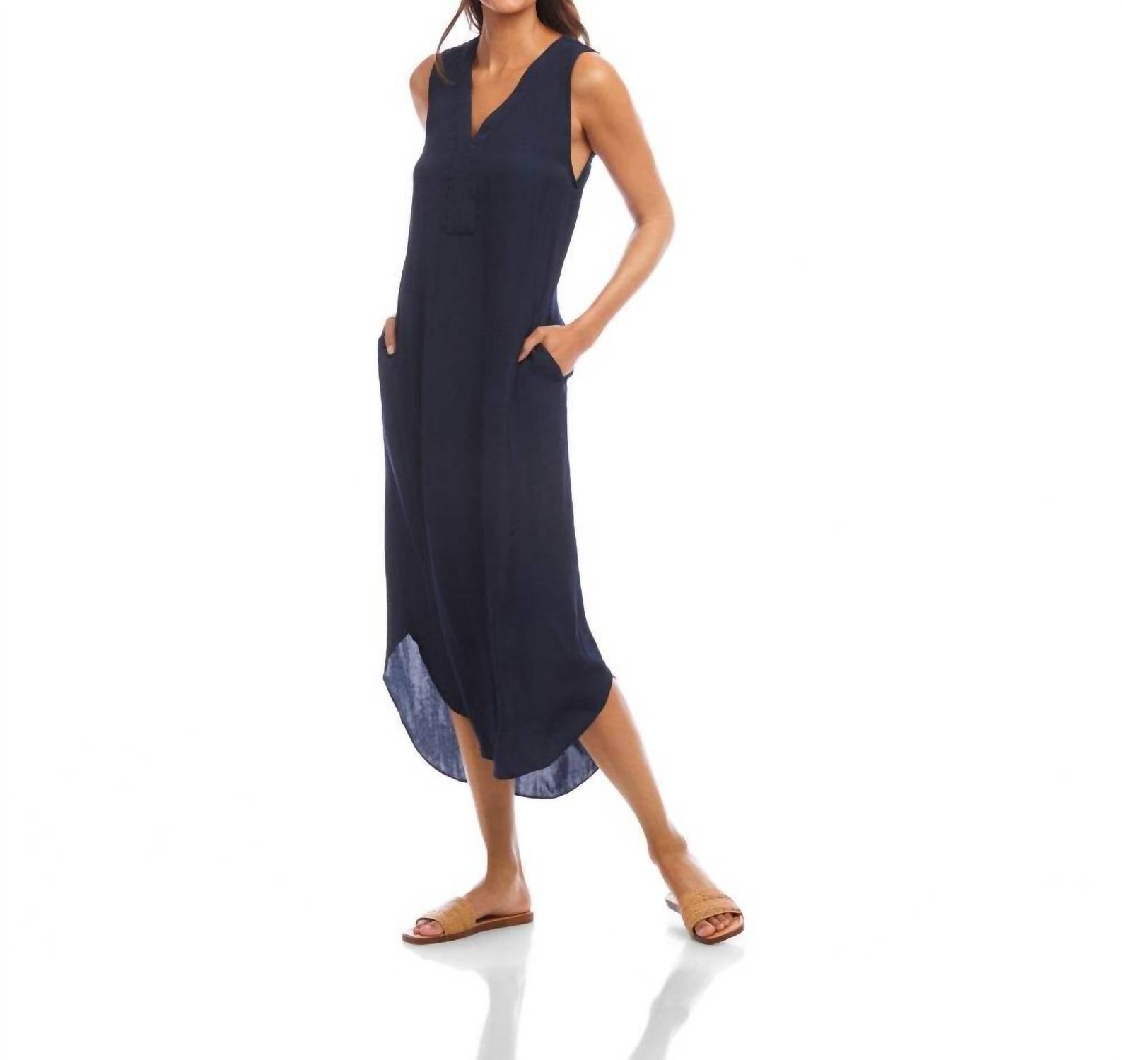 Karen Kane - Sleeveless Midi Dress