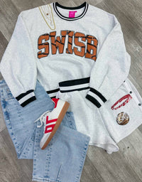 Queen Of Sparkles - Swish Basketball Sweatshirt & Shorts Set