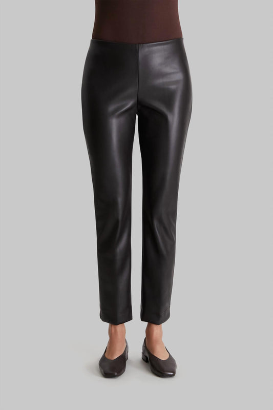 Peace Of Cloth - Annie Faux Leather Pull On Pant