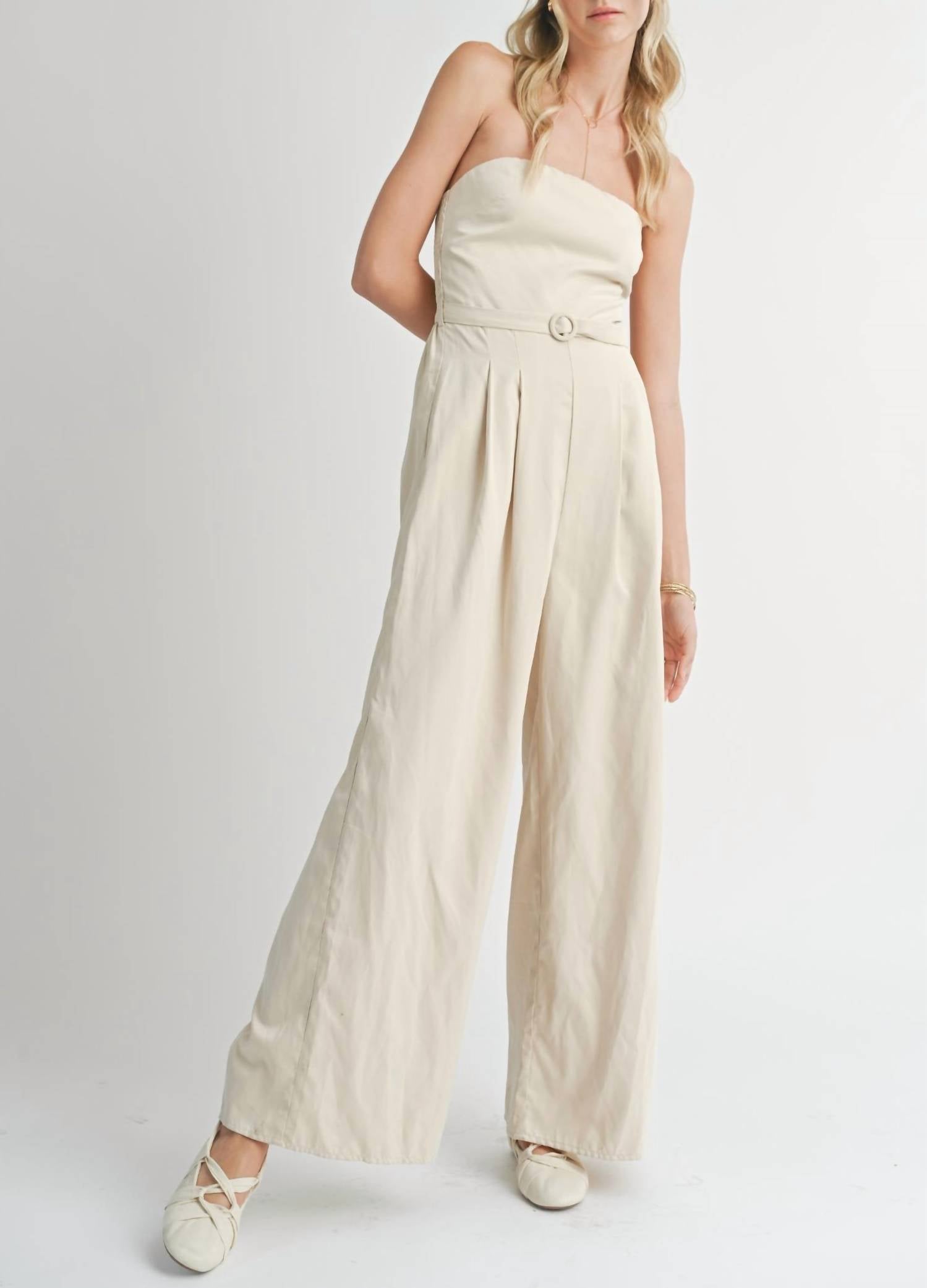 Sadie & Sage - Past Midnight Tube Jumpsuit
