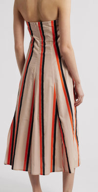 Du Paradis - Amaranth Strapless Midi Dress