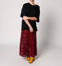 Frnch - Hebert Bordeaux Skirt