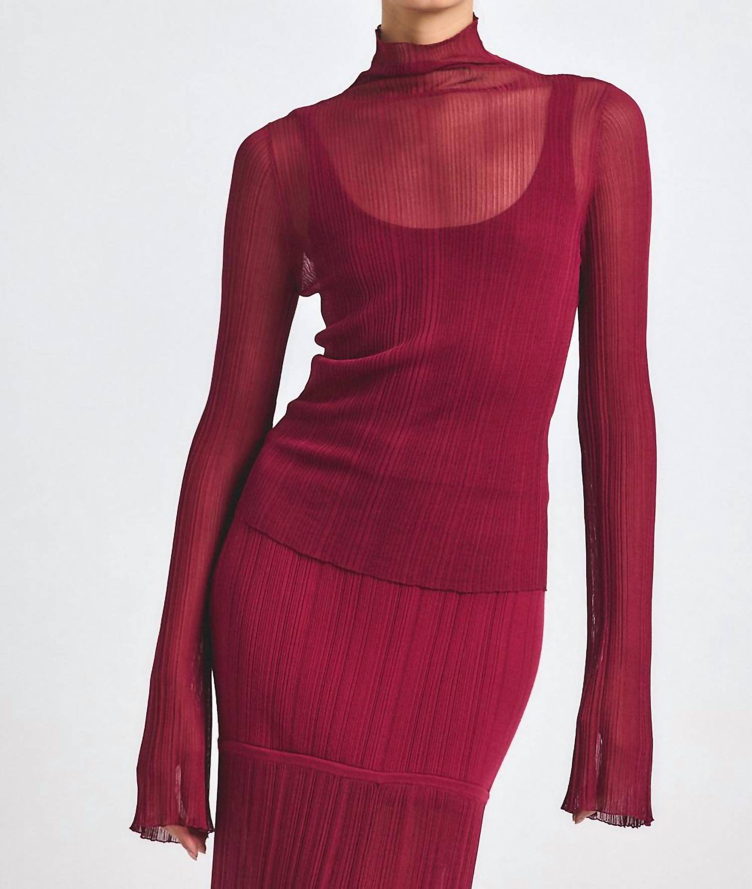 Derek Lam 10 Crosby - Isolde Sheer Knit Sweater