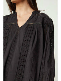 Velvet By Graham & Spencer - Embroidered Cotton Jordyn Blouse
