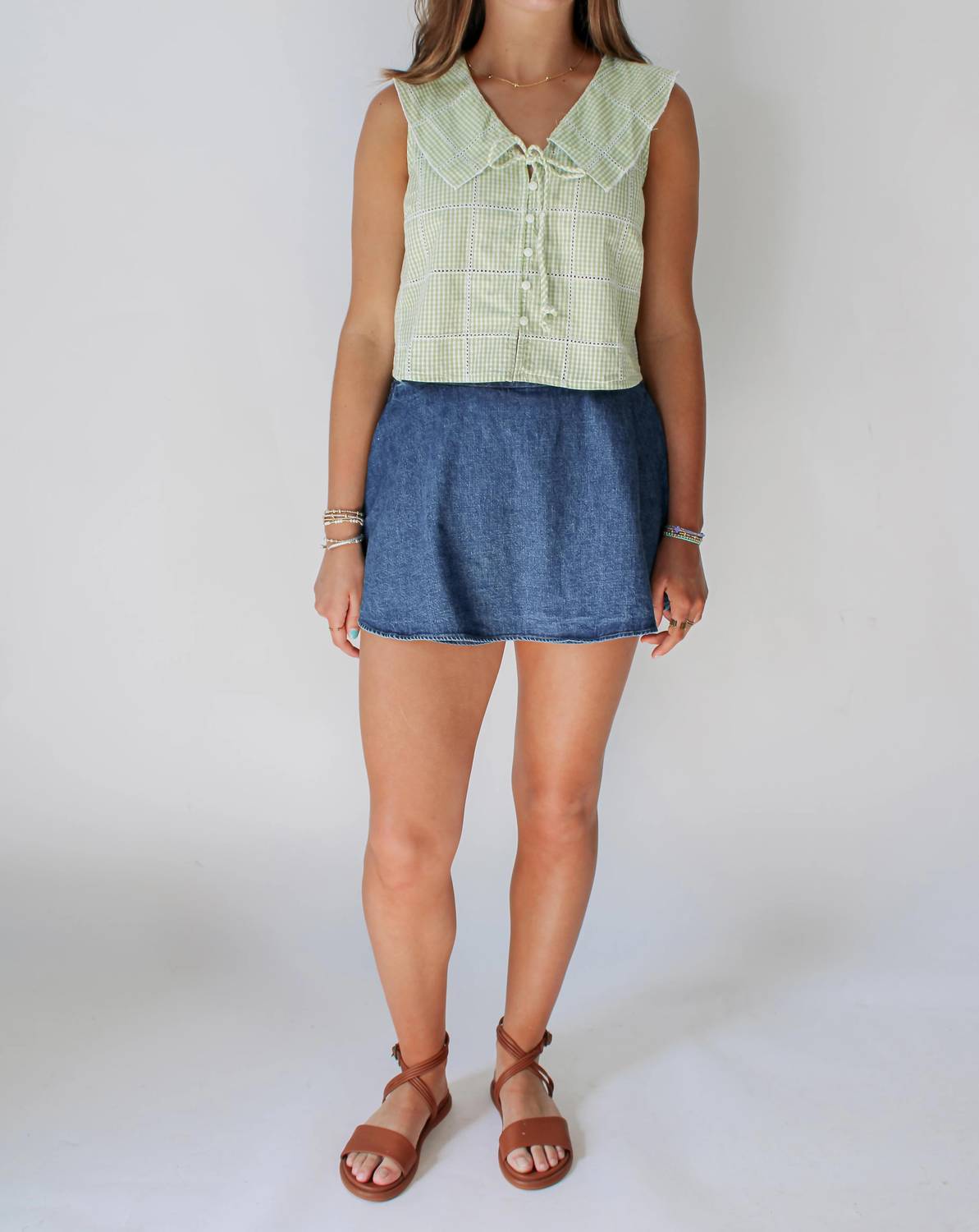 Free People - Women's Paradise Found Denim Skort