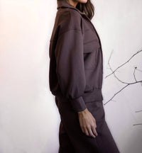 P.Cill - Lila Butter Modal Bomber Jacket
