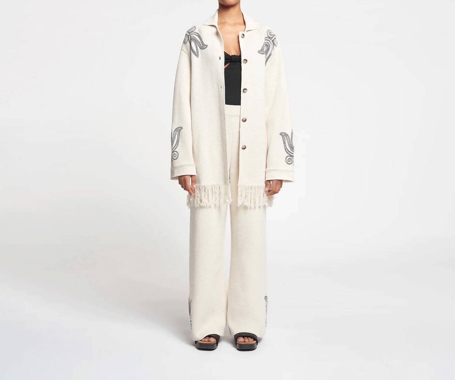 Nanushka - Dillian Linen Cardigan