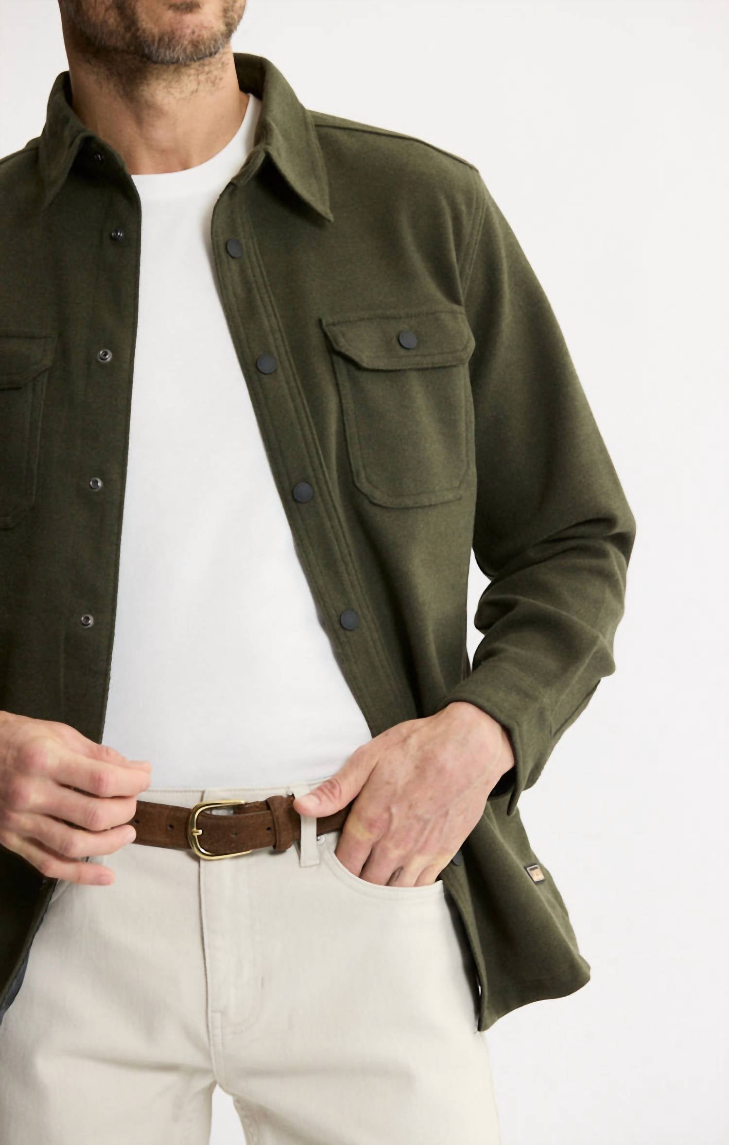 Jachs New York - Brushed Knit Overshirt