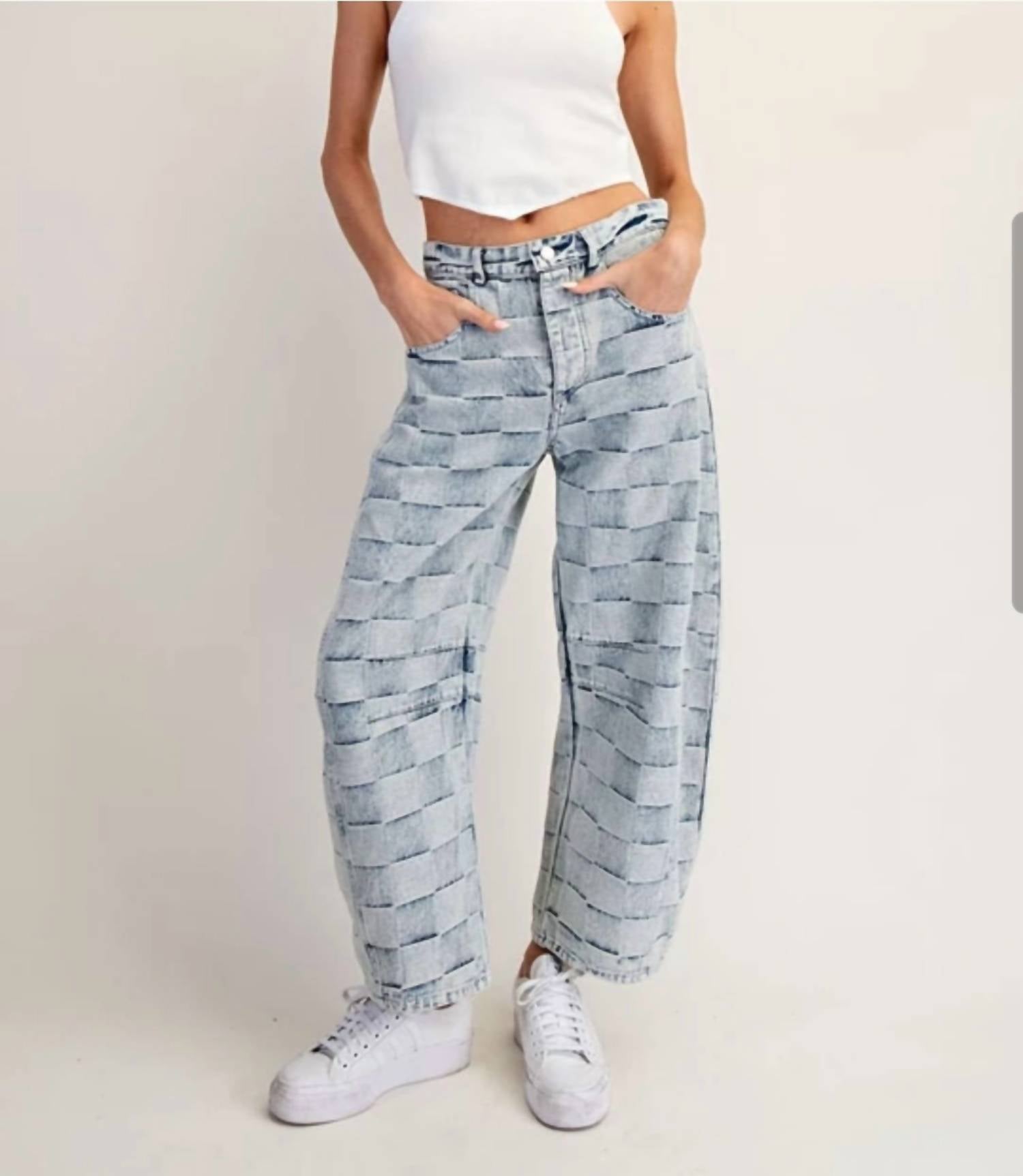 Ee:Some - Mariana Barrel Leg Jeans