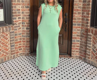Entro - Jersey Knit Midi Dress