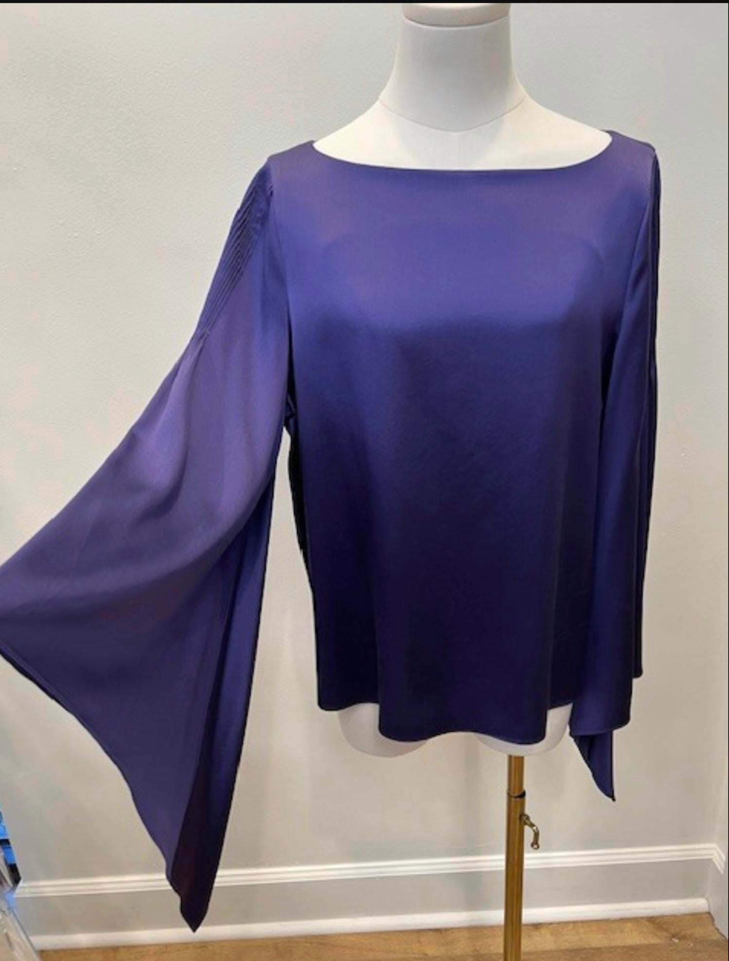 DiOMi Women's Ruffle Sleeve Boat Neck Blouse in midnight 1 - women's blouse