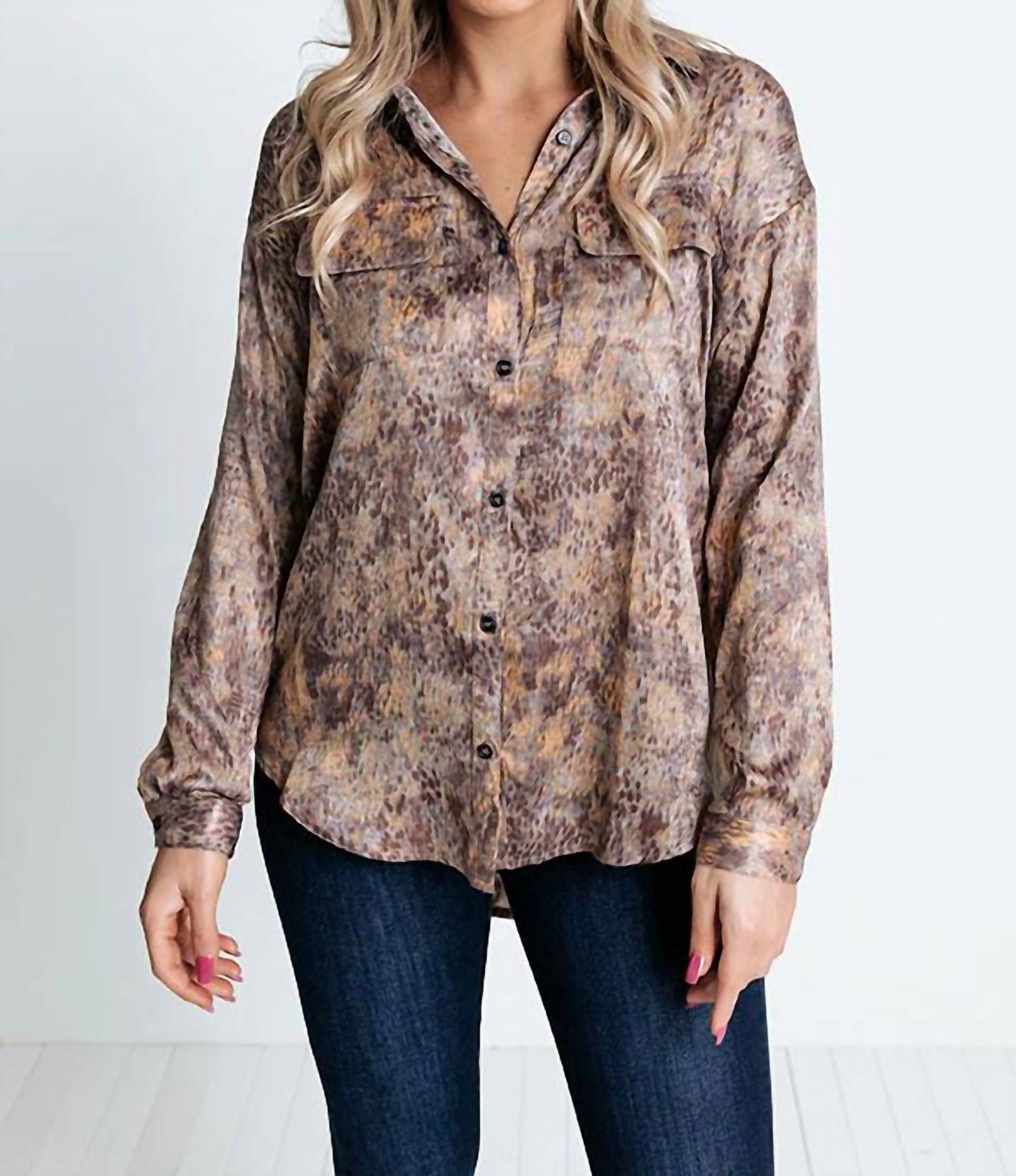 Fate - Warm Glow Button Up Top