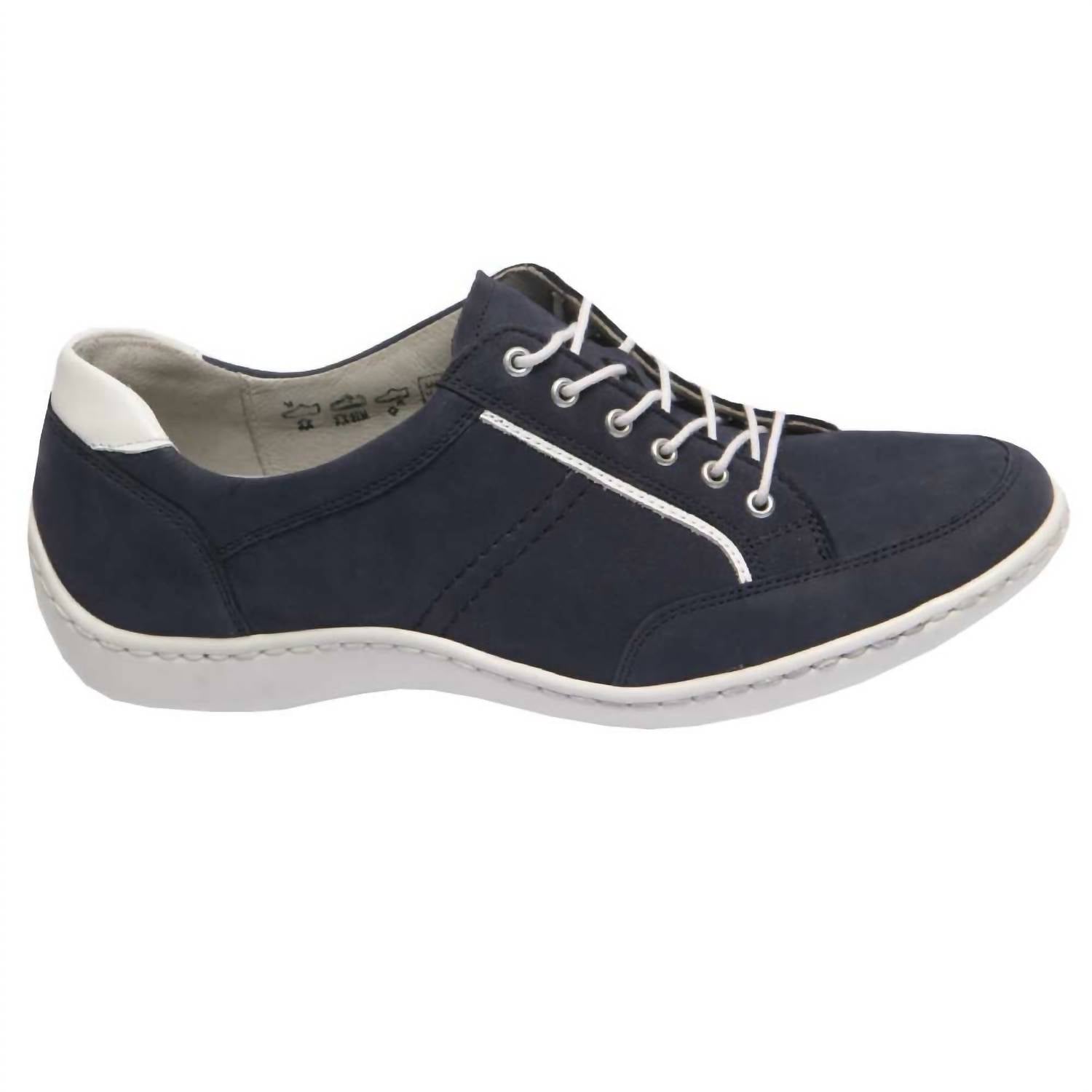 Waldlaufer Women's Jasmine Casual Walking Shoe in blue - women's sneaker