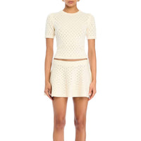 SER.O.YA Josie Top in eggshell - women's shirt - view 4