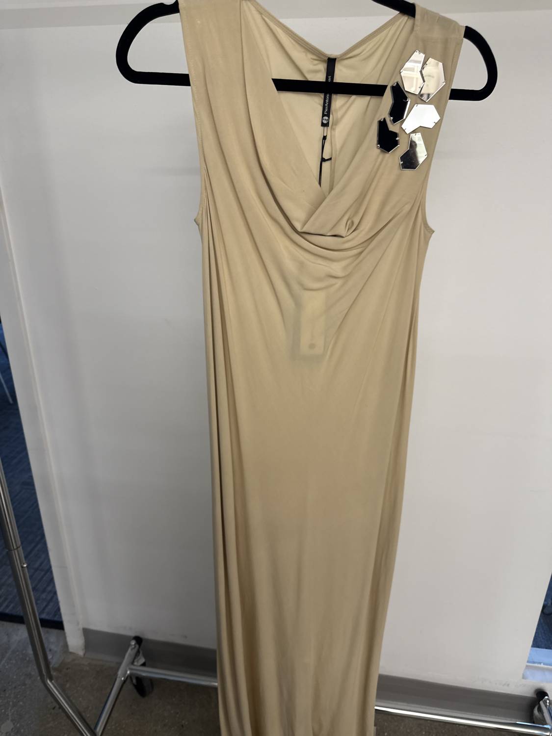 Pier Antonio Gaspari Women's Fluid Dress in beige - women's dress