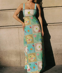 Palm Noosa Belle Dress in blue - women's dress