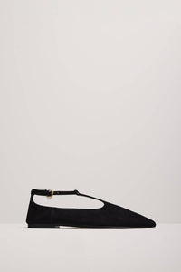 A.Emery Women's Ward Pointed Toe Flats in black - women's flats - alternate view