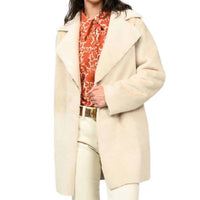 Ivy Jane - Faux Fur And Suede Coat