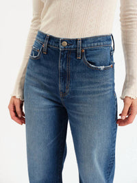 DAZE City Straight High Rise Jean in bright blue - women's jeans - view 6