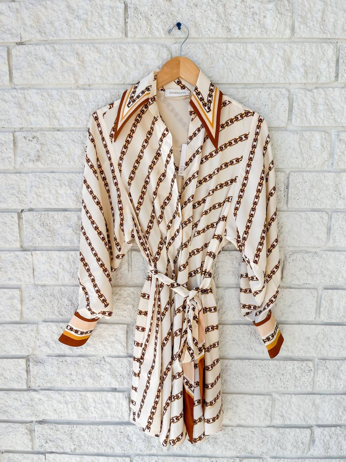 Zimmermann - Tuck Shirt Mini Dress