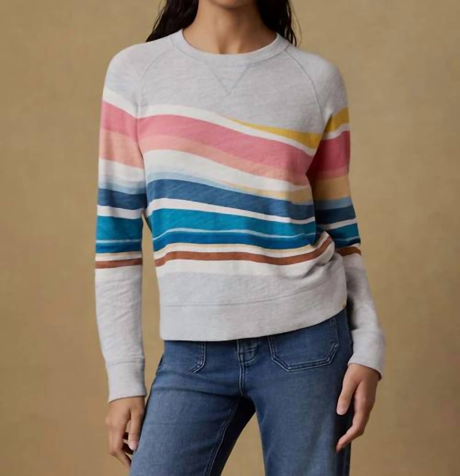 Faherty - Sunwashed Slub Crewneck Sweater