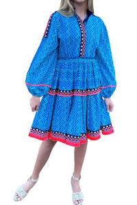 Love V By Jatin Varma - Ruhi Star Embroidery Short Dress