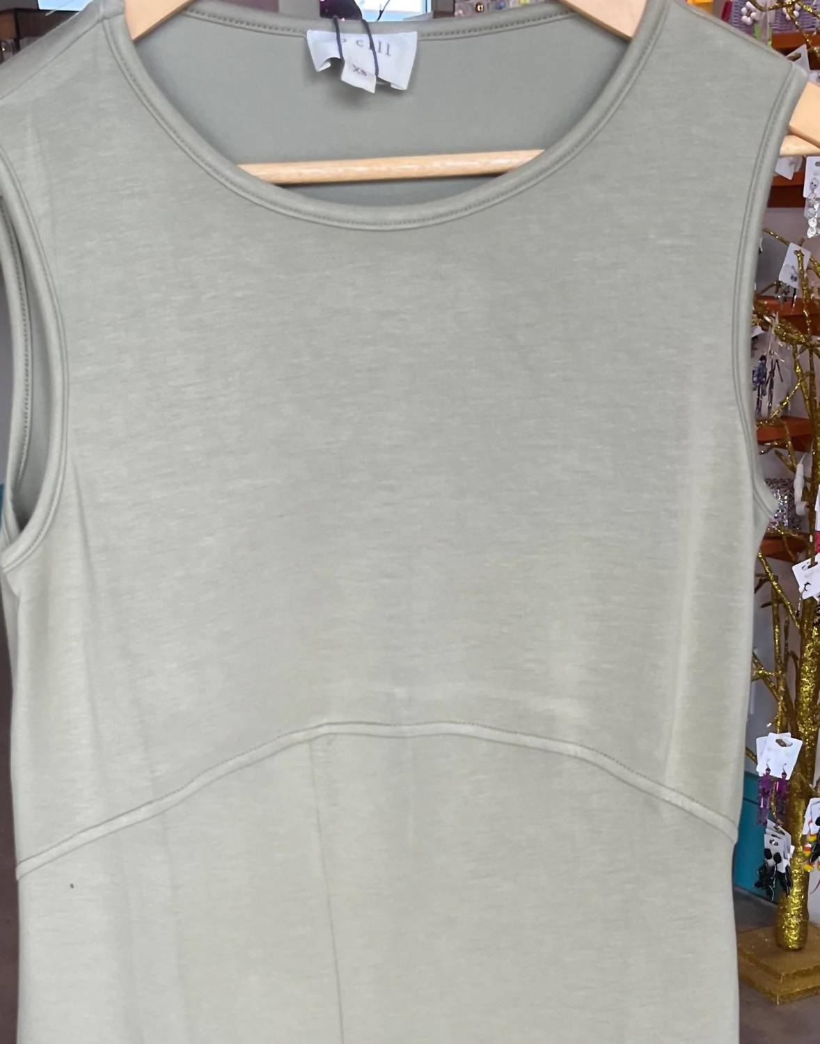 P.Cill - Women's Detailed Tank Top Jumpsuit