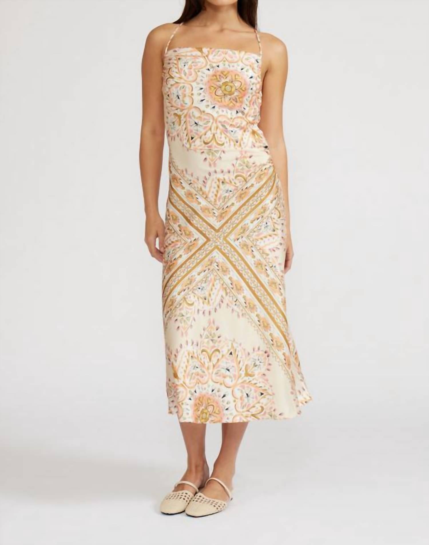 Lucy Paris - Eden Cowl Neck Dress