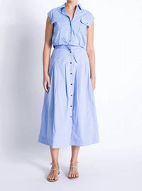 Karina Grimaldi - Eden Button Down Skirt