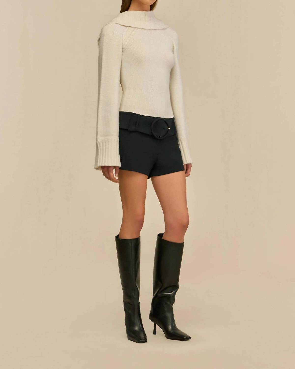 Cult Gaia - Milika Mock Neck Sweater