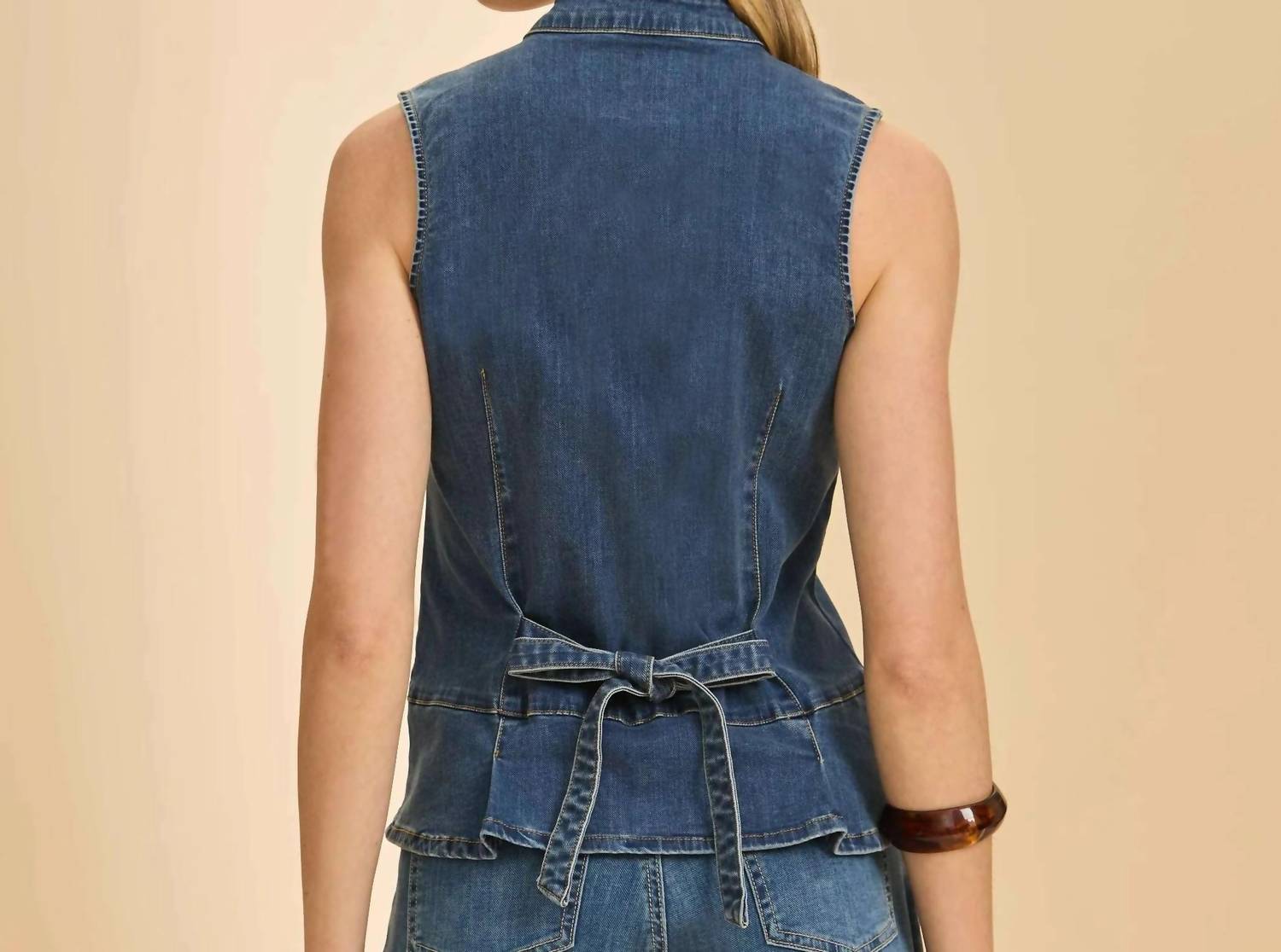 Fdj - Women's Button Up Vest