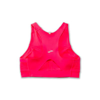 BROOKS Drive 3 Pocket Run Bra in hyper pink - women's intimate - view 6