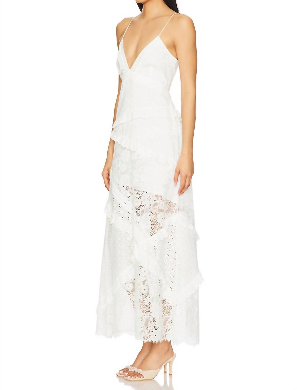 For Love & Lemons - Women's Rosalyn Maxi Dress