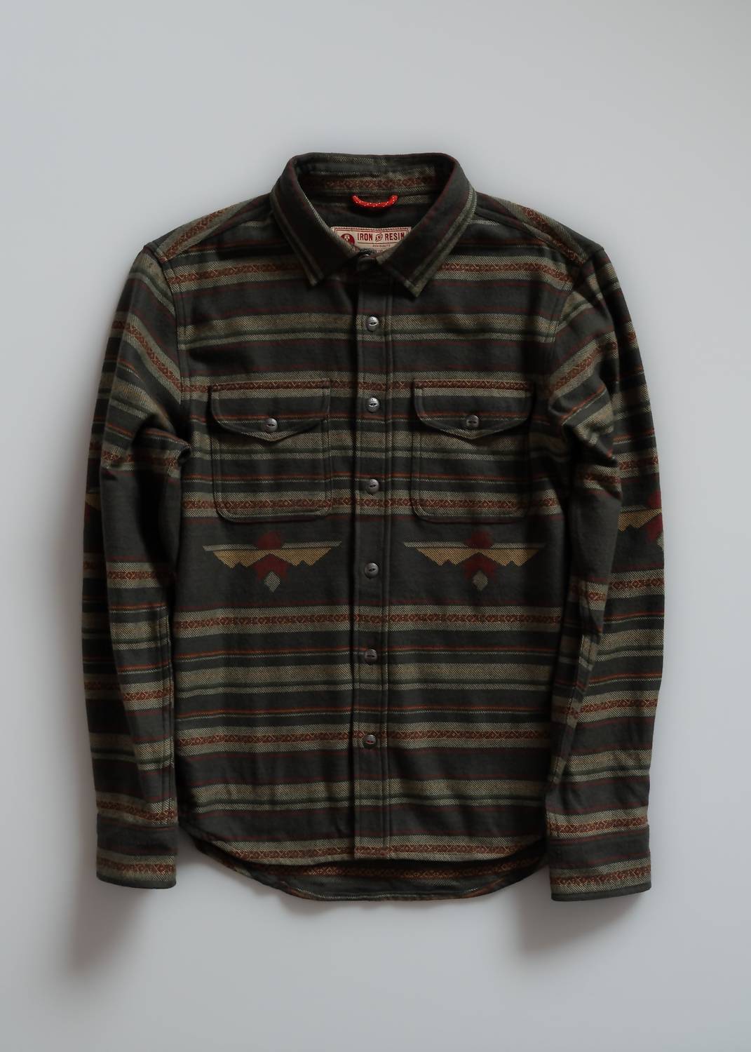 Iron & Resin Men's Lawland Shirt in black - men's long sleeve top