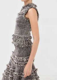 Ulla Johnson - Kassi Knit Tweed Sleeveless Top