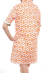 Dizzy-Lizzie - Chatham Bamboo Geo Mini Dress