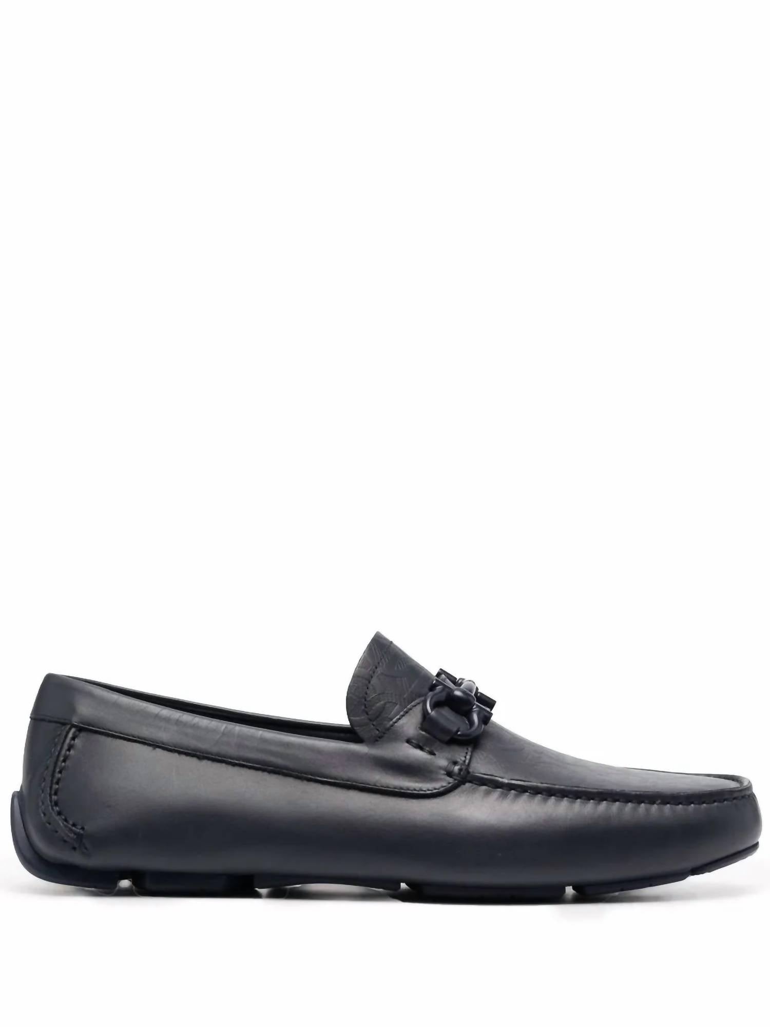 Salvatore Ferragamo - Men's Embossed-logo Leather Loafers