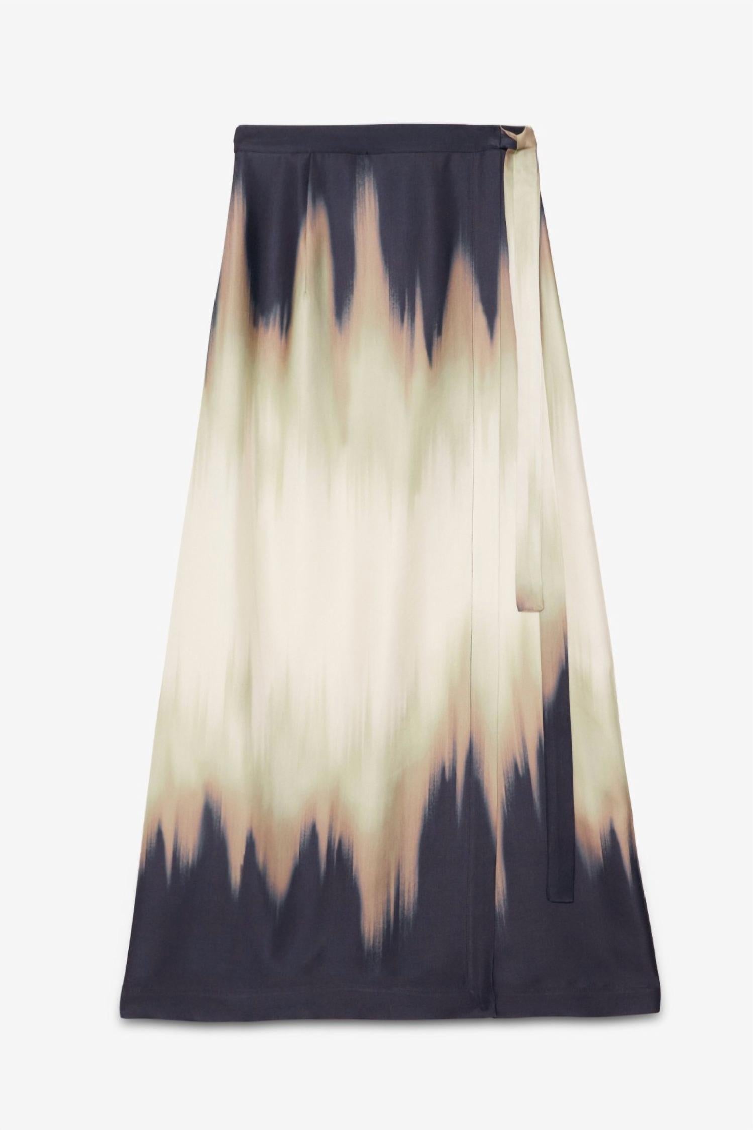 Ottod'Ame - Printed Viscose Long Skirt