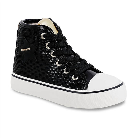 Mayoral - Kids Platform Sequined Shoes