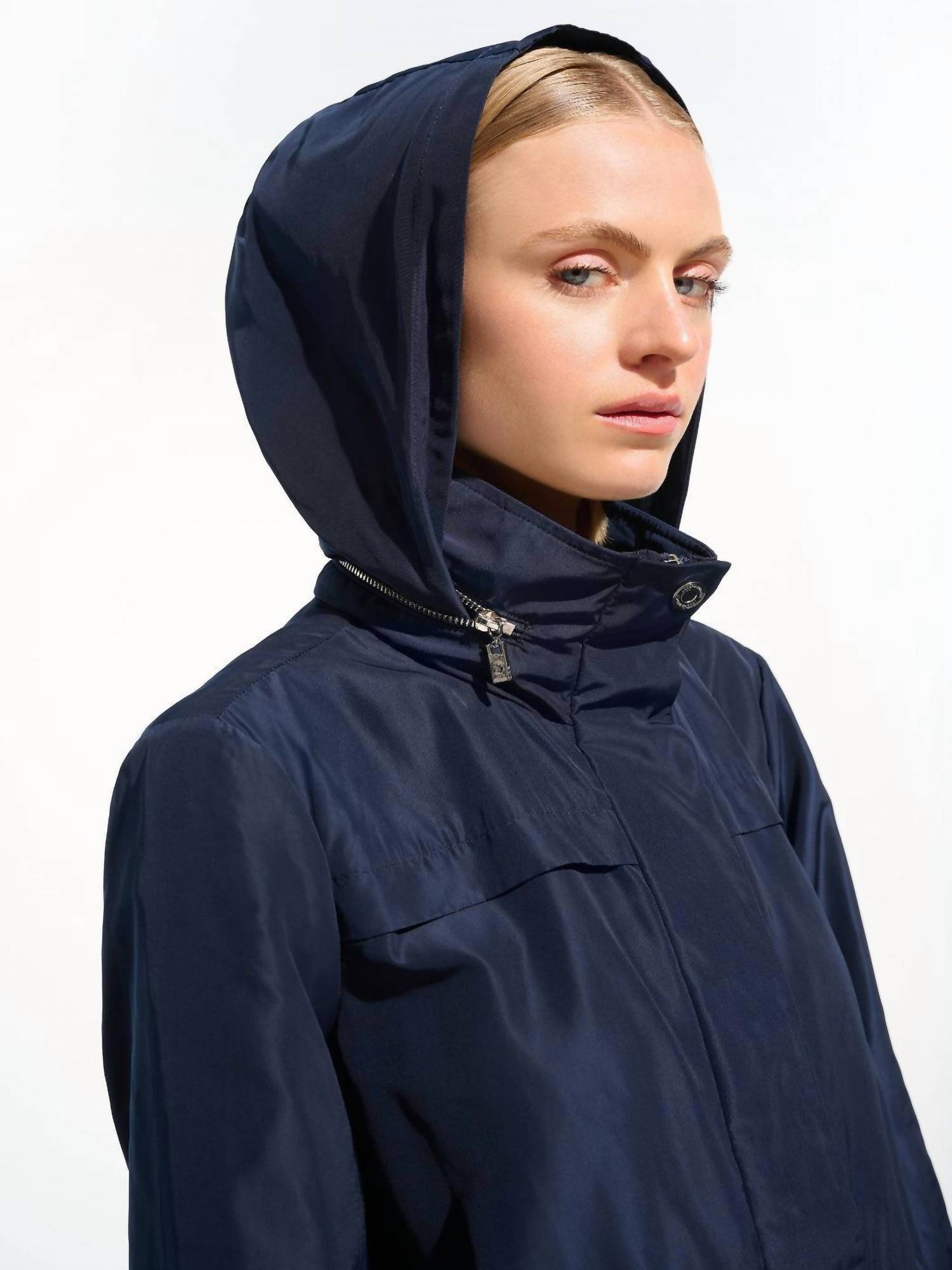 Joseph Ribkoff - Rain Hooded Jacket