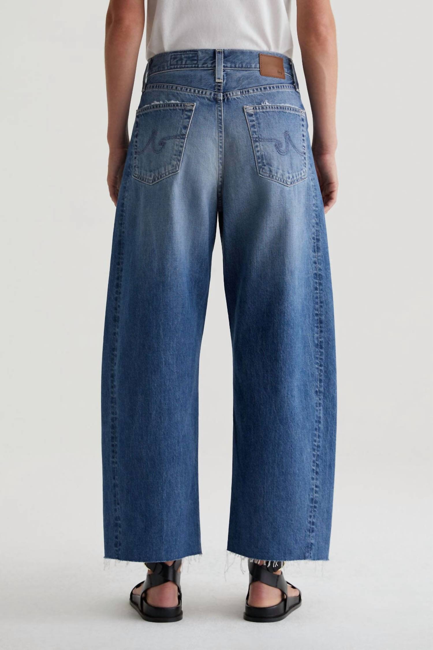 Ag Jeans - Hattie Barrel Leg Crop Jeans
