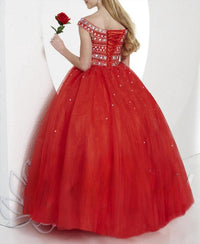 Tiffany Princess - Girls Full Tulle Skirt Dress