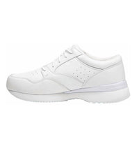 PROPET Men's Life Walker Lace Shoes in white - men's shoe - alternate view